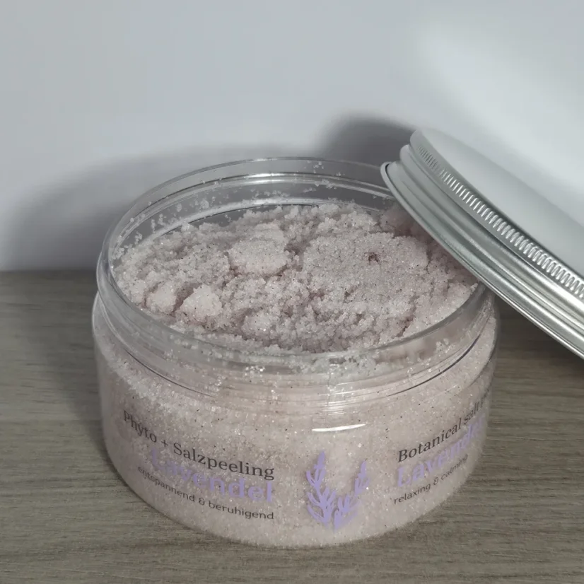 Phyto + Salz Peeling - přírodní tělový peeling s mořskou solí a bylinnými výtažky - Vůně: Citronová tráva, Gramáž: 100 g