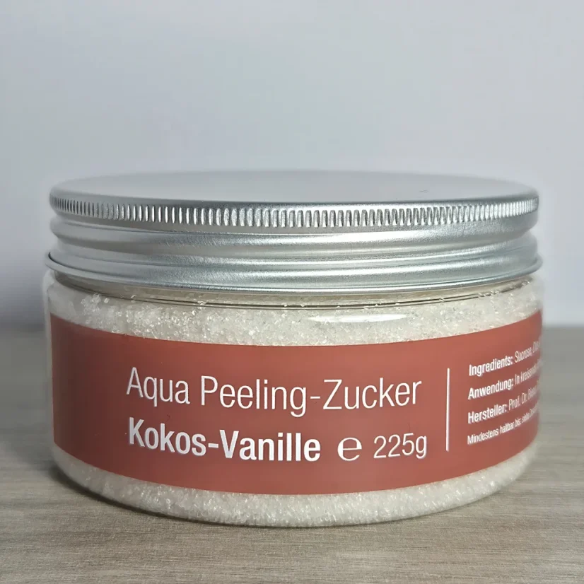 Aqua Peeling-Zucker – přírodní cukrový tělový peeling - Vůně: Třešeň, Gramáž: 225 g