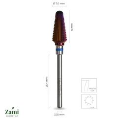 Karbidová fréza tornádo Ø7.0 mm - střední zrnitost