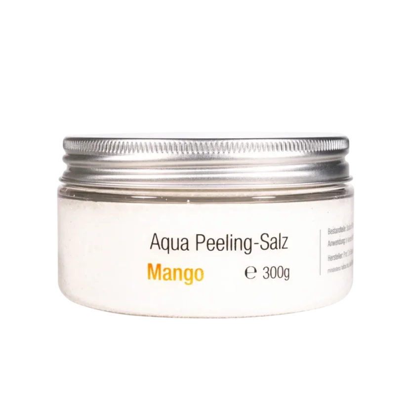 Aqua Peeling-Salz – přírodní tělový peeling s mořskou solí a vůněmi - Vůně: Mango, Gramáž: 300 g