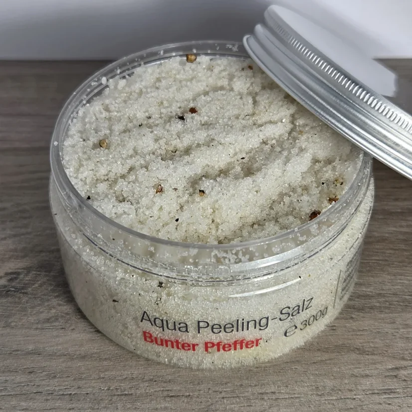 Aqua Peeling-Salz – přírodní tělový peeling s mořskou solí a vůněmi - Vůně: Zázvor, Gramáž: 300 g