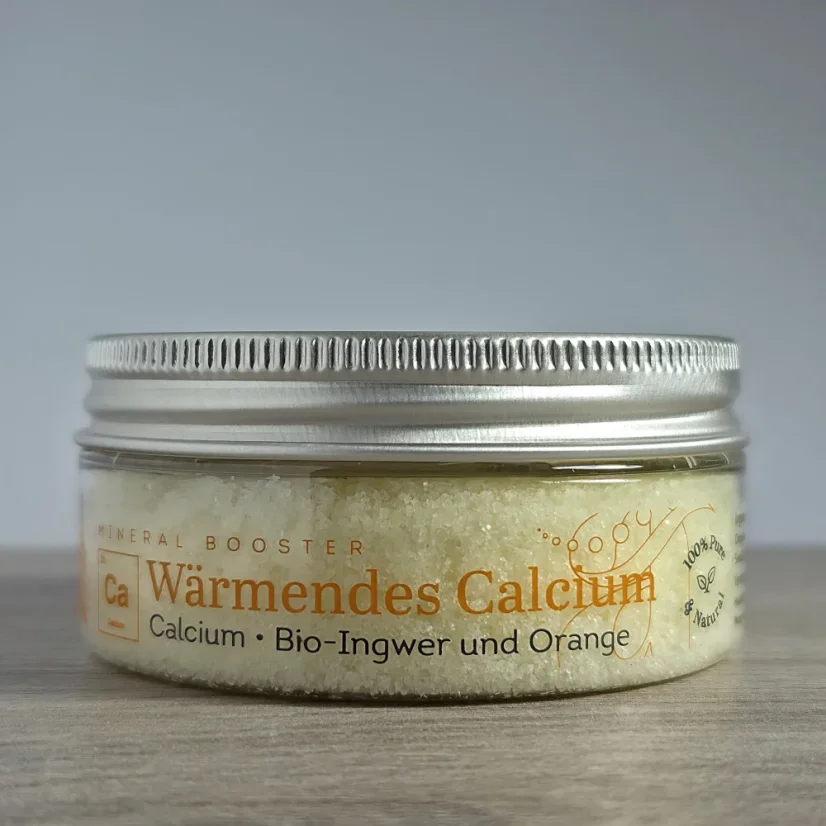 Hřejivý minerální booster - Calcium, zázvor & pomeranč