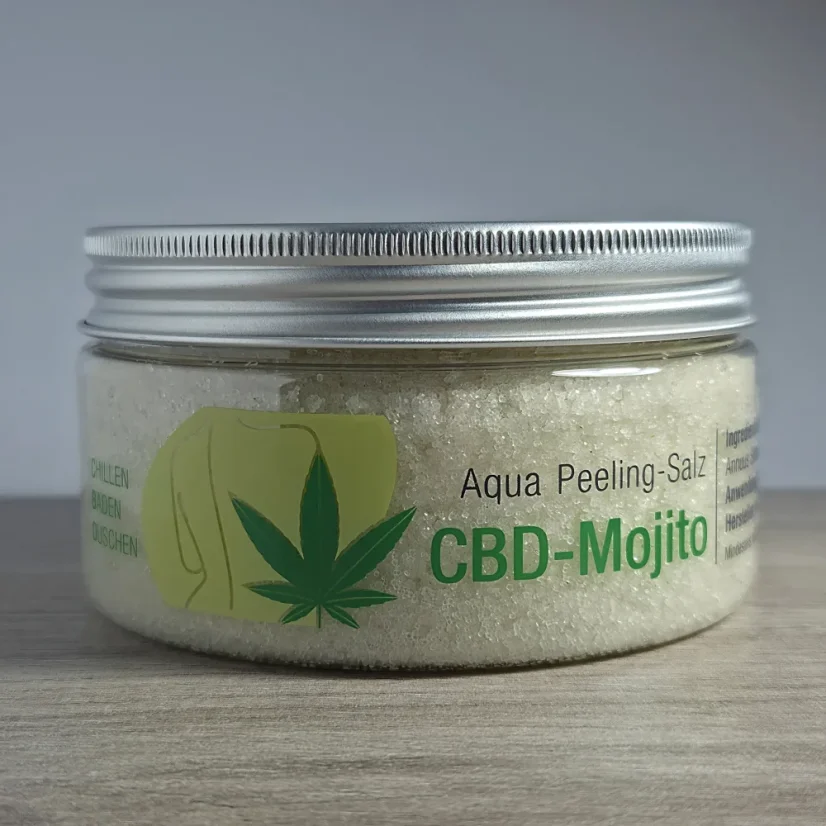 CBD Mojito – přírodní peeling s mořskou solí - Gramáž: 13 kg