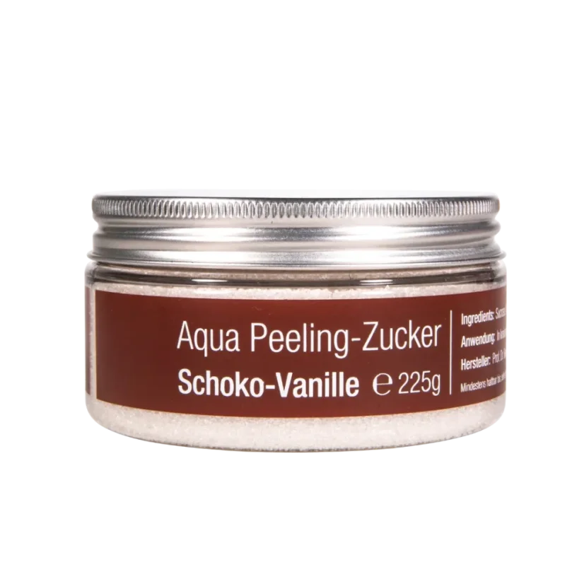 Aqua Peeling-Zucker – přírodní cukrový tělový peeling - Vůně: Čokoláda & Vanilka, Gramáž: 225 g