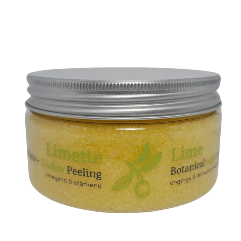 Phyto + Zucker Peeling – jemný cukrový tělový peeling s bylinnými výtažky - Vůně: Limetka, Gramáž: 225 g