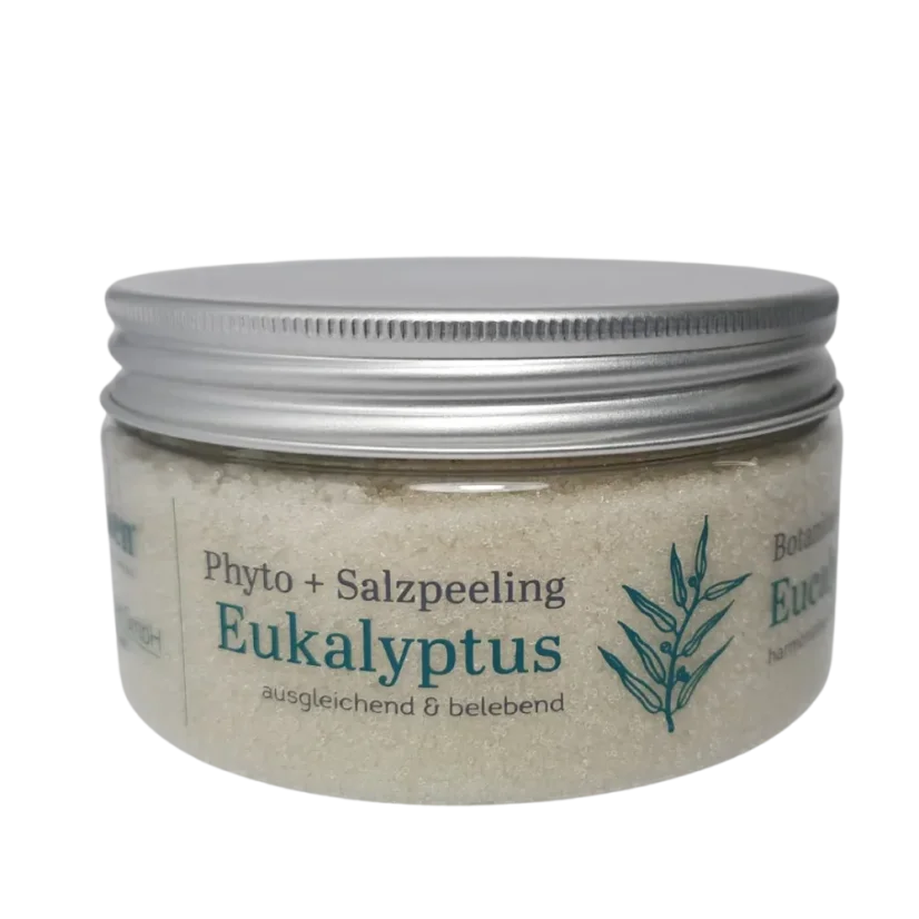 Phyto + Salz Peeling - přírodní tělový peeling s mořskou solí a bylinnými výtažky - Vůně: Eukalyptus, Gramáž: 300 g