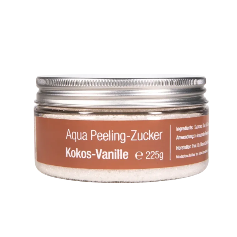 Aqua Peeling-Zucker – přírodní cukrový tělový peeling - Vůně: Kokos & Vanilka, Gramáž: 225 g