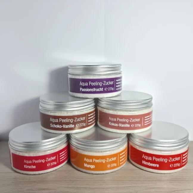 Aqua Peeling-Zucker – přírodní cukrový tělový peeling - Vůně: Čokoláda & Vanilka, Gramáž: 225 g