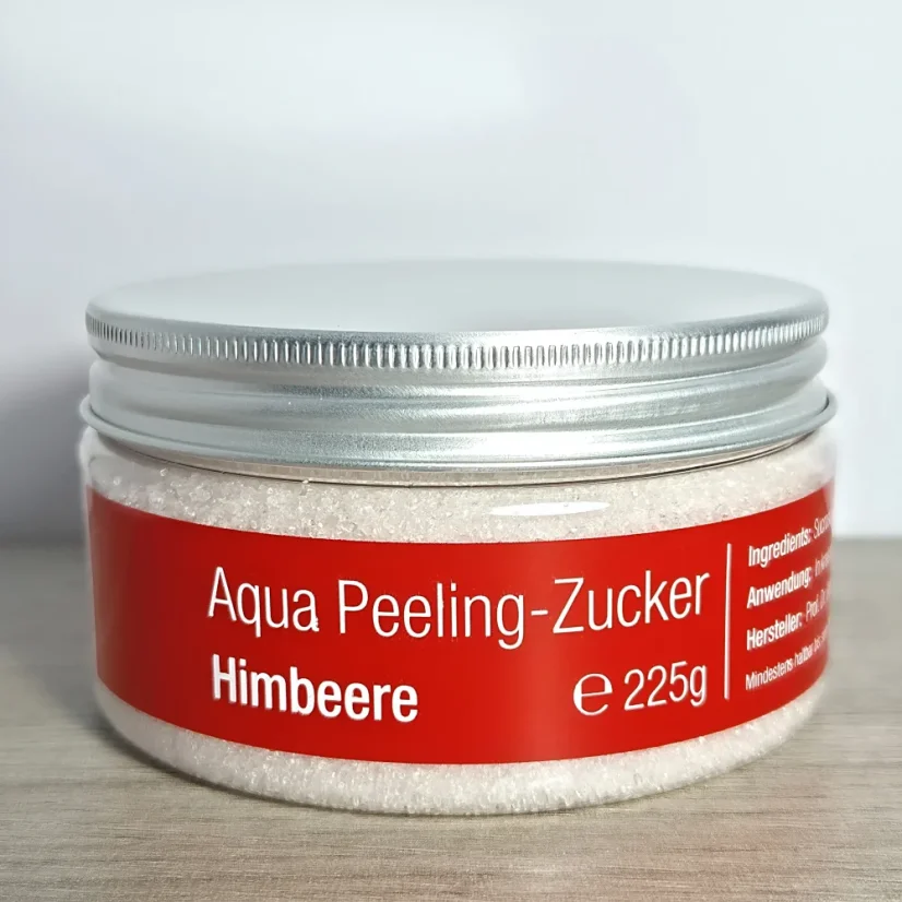 Aqua Peeling-Zucker – přírodní cukrový tělový peeling - Vůně: Třešeň, Gramáž: 225 g
