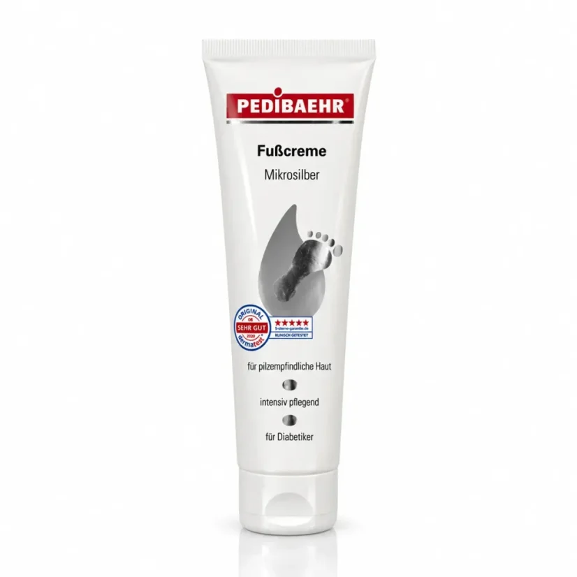 Pedibaehr - Krém na nohy s mikrostříbrem 125 ml Pedibaehr - Krém na nohy s mikrostříbrem 125 ml